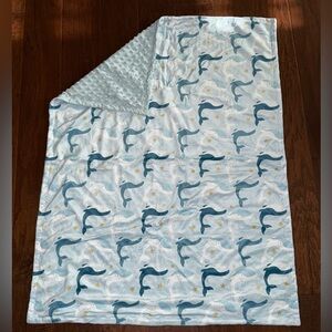 New Whale Double Layer Minki Baby Blanket